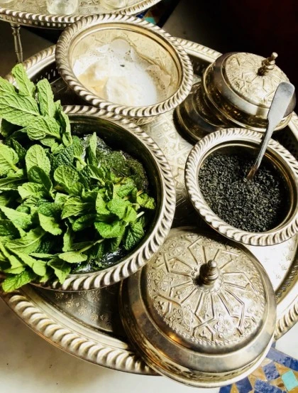 Grüner Tee Marrakesch Minze - Premium Mischung