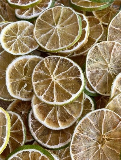 Lime Dehydrated Slices - 100% Natural